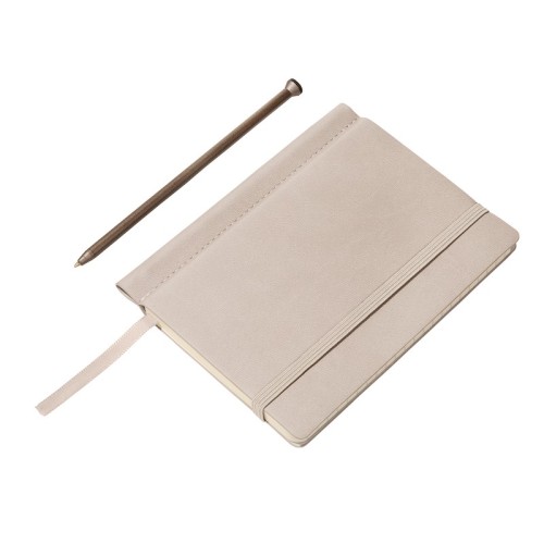 Libreta Ejecutiva Libreta Dagom Gris HL 9059 G Gris (HL9059G - curpiel / papel / plastico - articulo promocional)
