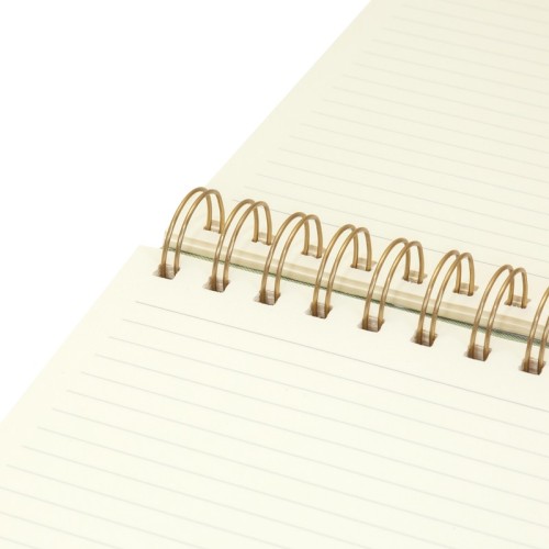 HL-9061-V_2 Libreta Ejecutiva Libreta Latka Verde HL 9061 V Verde (HL9061V – tela tipo lino / papel – articulo promocional)