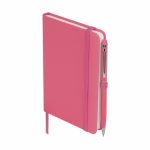 Libreta Ejecutiva Libreta Suki Rosa HL 9073 P Rosa (HL9073P - curpiel / papel / aluminio - articulo promocional)