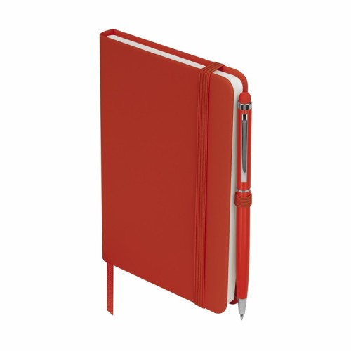 Libreta Ejecutiva Libreta Suki Rojo HL 9073 R Rojo (HL9073R - curpiel / papel / aluminio - articulo promocional)
