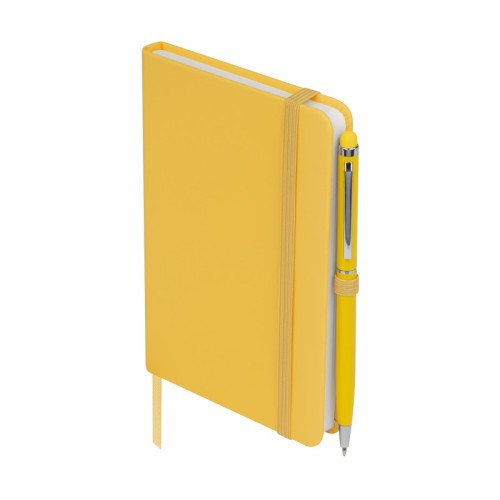 Libreta Ejecutiva Libreta Suki Amarillo HL 9073 Y Amarillo (HL9073Y - curpiel / papel / aluminio - articulo promocional)