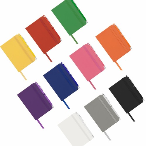 HL-9073_1-3 Libreta Ejecutiva Libreta Suki Morado HL 9073 M Morado (HL9073M – curpiel / papel / aluminio – articulo promocional)