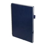 Libreta Ejecutiva Libreta Agendario Borges Azul Marino HL 9076 AM Azul Marino (HL9076AM - curpiel / papel - articulo promocional)
