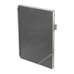 Libreta Ejecutiva Libreta Agendario Borges Gris HL 9076 G Gris (HL9076G - curpiel / papel - articulo promocional)