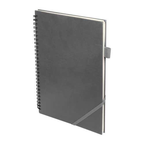 Libreta Ejecutiva Libreta Agendario Borges Gris HL 9076 G Gris (HL9076G - curpiel / papel - articulo promocional)