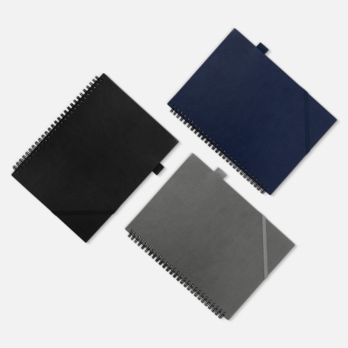 HL-9076 Libreta Ejecutiva Libreta Agendario Borges Negro HL 9076 N Negro (HL9076N – curpiel / papel – articulo promocional)