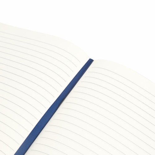 HL-9077-A_3 Libreta Ejecutiva Libreta Murakami Azul HL 9077 A Azul (HL9077A – curpiel / papel – articulo promocional)