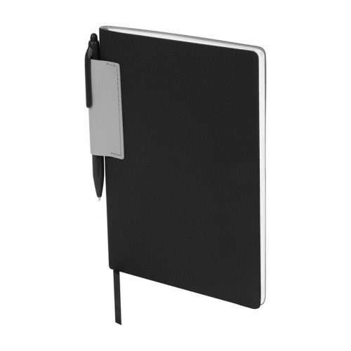 Libreta Ejecutiva Libreta Murakami Negro HL 9077 N Negro (HL9077N - curpiel / papel - articulo promocional)