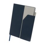 Libreta Ejecutiva Libreta Katika Azul Marino HL 9101 AM Azul Marino (HL9101AM - curpiel / papel - articulo promocional)
