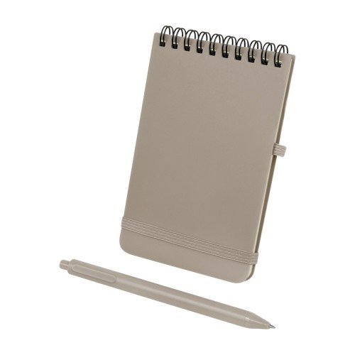 Libreta Ejecutiva Libreta Wenig Gris HL 9103 G Gris (HL9103G - plastico / papel - articulo promocional)
