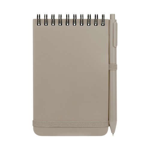 HL-9103-G_1 Libreta Ejecutiva Libreta Wenig Gris HL 9103 G Gris (HL9103G – plastico / papel – articulo promocional)