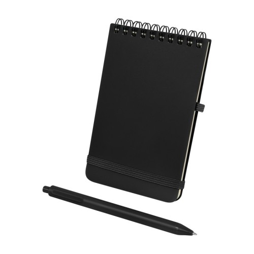 Libreta Ejecutiva Libreta Wenig Negro HL 9103 N Negro (HL9103N - plastico / papel - articulo promocional)