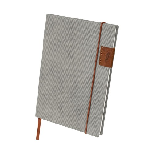 Libreta Ejecutiva Libreta Kadan Gris HL 9104 G Gris (HL9104G - curpiel / papel - articulo promocional)