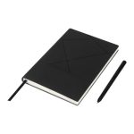 Set Libretas Set de Libreta Timantti Negro HL 9105 N Negro (HL9105N - curpiel / metal / carton - articulo promocional)
