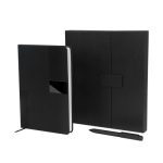 Set Libretas Set de Libreta Dickens Negro HL 9106 N Negro (HL9106N - curpiel / metal / carton - articulo promocional)
