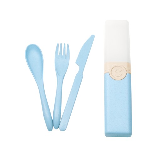 HM-046_01-1 Articulo Ecologico Set de Cubiertos Teroi. HM-046V Verde Claro (HM046V – articulo promocional)