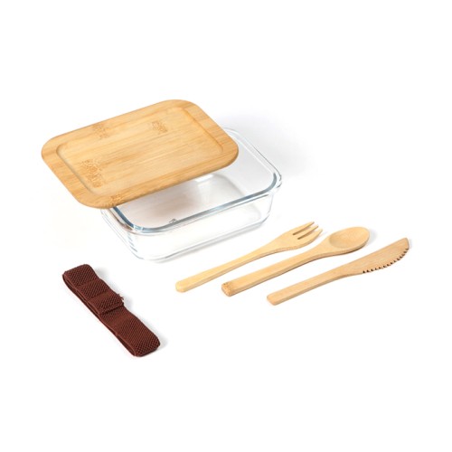 Articulo Hogar Contenedor Kisumu. HM-052C Bambu (HM052C - articulo promocional)