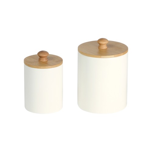 Articulo Hogar Set de Contenedores Brou. HM-148B Blanco (HM148B - articulo promocional)
