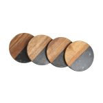 Articulo Hogar Juego Porta Vasos Fraze. HM-149N Negro (HM149N - articulo promocional)