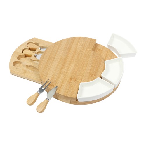 HM-163_01-1 Articulo Hogar Tabla de Quesos Veron. HM-163C Bambu (HM163C – articulo promocional)