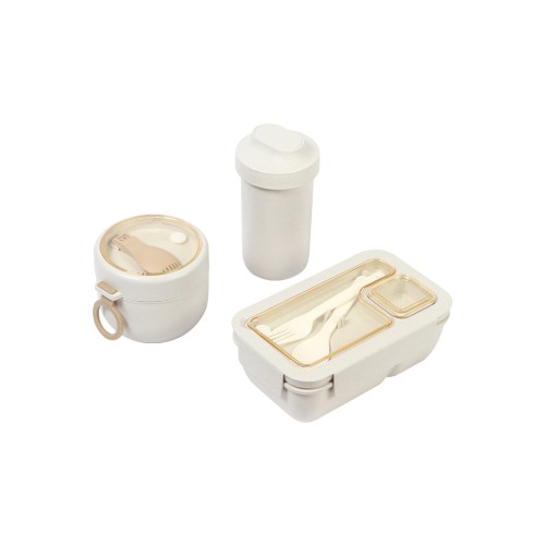 Hieleras y Loncheras Lonchera con Contenedores Suluq. HM-180BE Beige (HM180BE - articulo promocional)