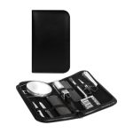 Accesorios para Viaje Kit de Viaje Barrett Negro KIT 055 N Negro (KIT055N - curpiel estuche / metal y plastico accesorios - articulo promocional)