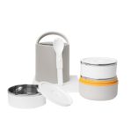 Portaviandas Portaviandas Nauru Gris KTC 016 G Gris (KTC016G - acero inoxidable / plastico - articulo promocional)