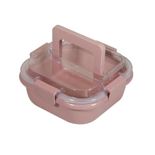 Portaviandas Lonchera Yemek Rosa KTC 608 P Rosa (KTC608P - plastico / fibra de trigo - articulo promocional)