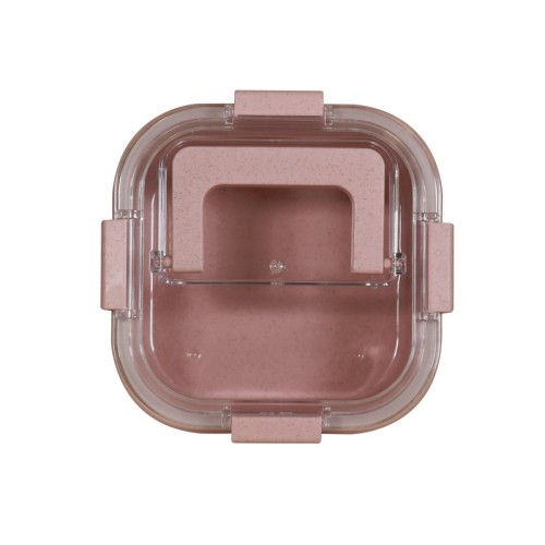 KTC-608-P_1 Portaviandas Lonchera Yemek Rosa KTC 608 P Rosa (KTC608P – plastico / fibra de trigo – articulo promocional)