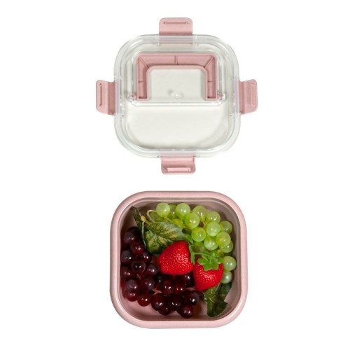 KTC-608-P_2 Portaviandas Lonchera Yemek Rosa KTC 608 P Rosa (KTC608P – plastico / fibra de trigo – articulo promocional)