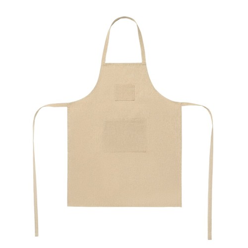 Mandiles Mandil Sayer Beige KTC 610 BE Beige (KTC610BE - algodon reciclado - articulo promocional)