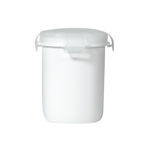 KTC-611-B_1 Escolares Vasito Contenedor Keop Blanco KTC 611 B Blanco (KTC611B – plastico – articulo promocional)