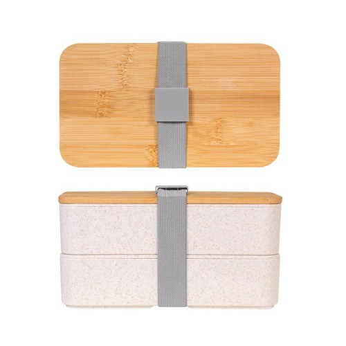 KTC-612-BE_1 Portaviandas Portaviandas Turm Beige KTC 612 BE Beige (KTC612BE – fibra de trigo / bambu en tapa – articulo promocional)