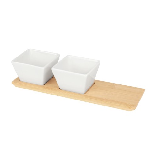 KTC-976-B_1 Set Quesos Botanero Kibi Blanco KTC 976 B Blanco (KTC976B – bambu / ceramica – articulo promocional)