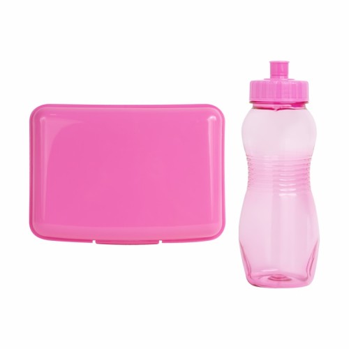 KTC-980-P_1 Escolares Set de Lonchera Zea Rosa KTC 980 P Rosa (KTC980P – plastico – articulo promocional)