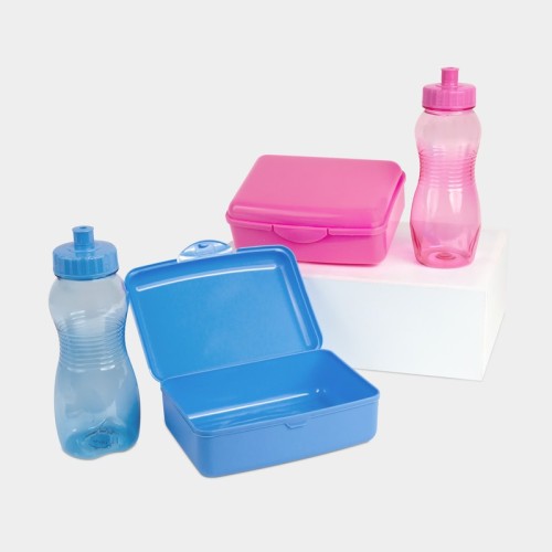 KTC-980 Escolares Set de Lonchera Zea Rosa KTC 980 P Rosa (KTC980P – plastico – articulo promocional)