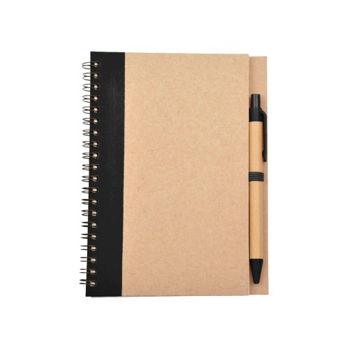 Articulo Ecologico Libreta Ecologica Milan. LB-002N Negro (LB002N - articulo promocional)
