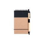 Articulo Ecologico Libreta Ecologica Marsella. LB-003N Negro (LB003N - articulo promocional)