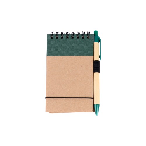 Articulo Ecologico Libreta Ecologica Marsella. LB-003V Verde (LB003V - articulo promocional)