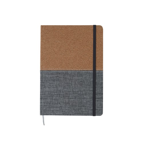 Articulo Ecologico Libreta Corcho Bi Tono. LB-062G Gris (LB062G - articulo promocional)