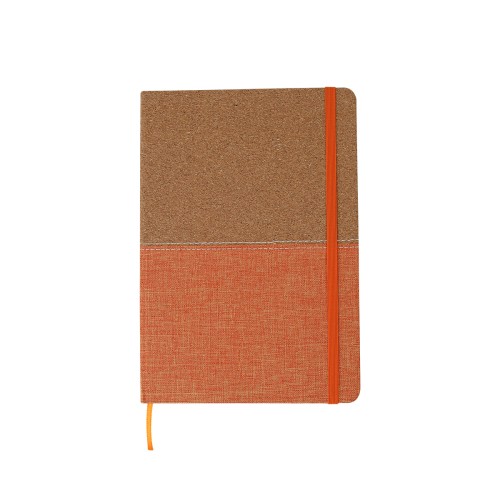 Articulo Ecologico Libreta Corcho Bi Tono. LB-062O Naranja (LB062O - articulo promocional)