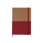 Articulo Ecologico Libreta Corcho Bi Tono. LB-062R Rojo (LB062R - articulo promocional)