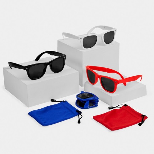 LEN-009 Lentes Lentes Plegables Dopla Blanco LEN 009 B Blanco (LEN009B – plastico / poliester – articulo promocional)