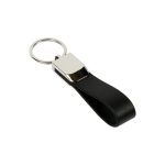 Llavero Llavero en Curpiel Blarney. LL-032N Negro (LL032N - articulo promocional)