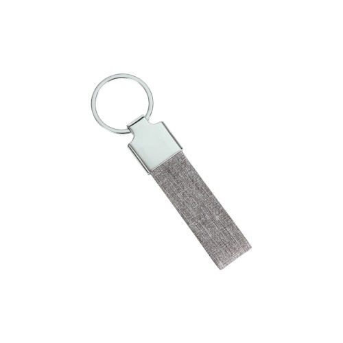 Llavero Llavero de Rpet Miola. LL-036G Gris (LL036G - articulo promocional)