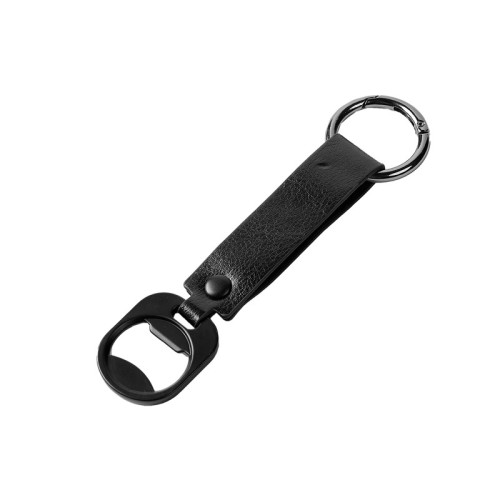 Llavero Multifuncional Llavero Clea Negro M 7475 N Negro (M7475N - metal / curpiel - articulo promocional)