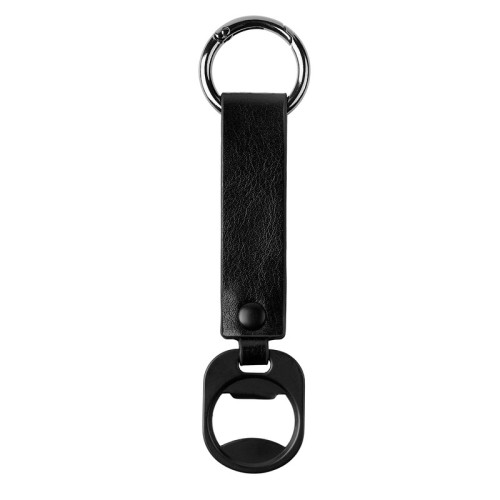 M-7475-N_1 Llavero Multifuncional Llavero Clea Negro M 7475 N Negro (M7475N – metal / curpiel – articulo promocional)
