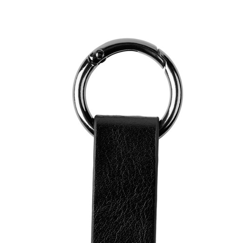 M-7475-N_2 Llavero Multifuncional Llavero Clea Negro M 7475 N Negro (M7475N – metal / curpiel – articulo promocional)