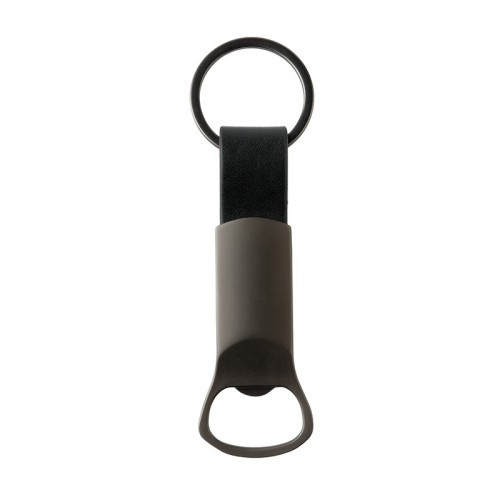 M-7480-N_1 Llavero Multifuncional Llavero Kluc Negro M 7480 N Negro (M7480N – metal / curpiel – articulo promocional)