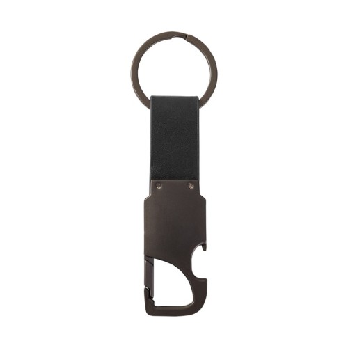 M-7985-N_2 Llavero Multifuncional Llavero Destapador Pilsen M 7985 N Negro (M7985N – metal – articulo promocional)